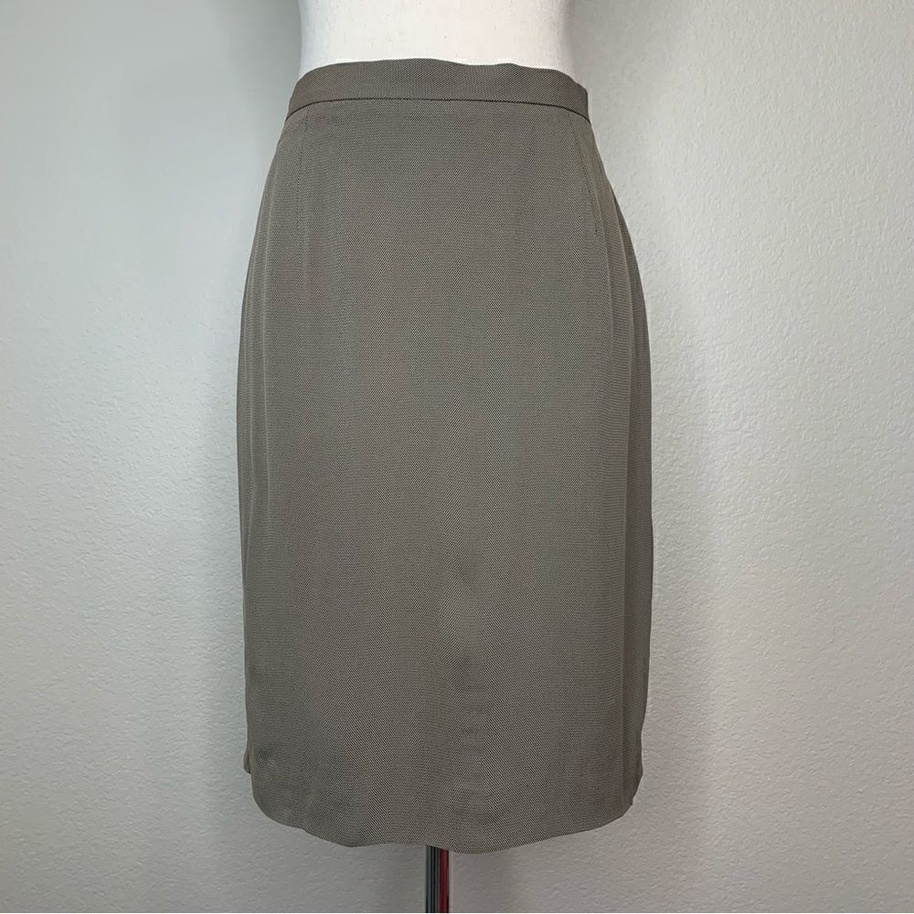 Vintage Women’s Career Tan Pencil Skirt, Size 12